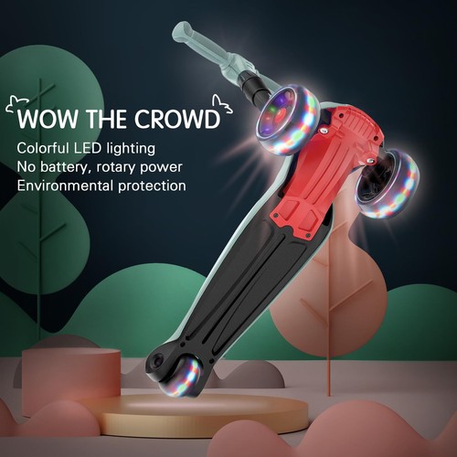 Toddler Scooter for Kids Ages 3-12 Years Old Boy Girl with 3 Wheel LED Lights... - 第 2/6 張圖片