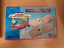 1996 Learning Curve Wooden Thomas Train Clickety Clack Track to Surface Ramps 