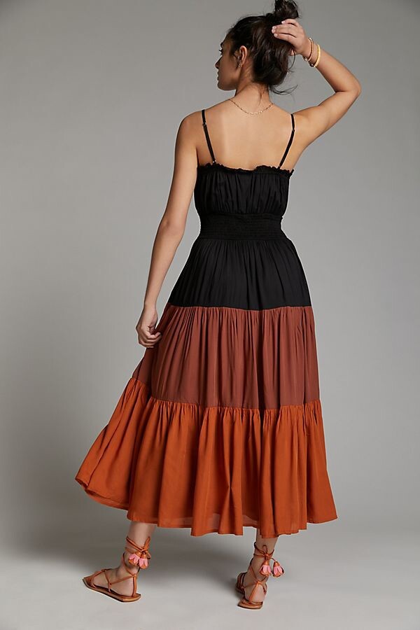 anthropologie echo tiered maxi dress Echo Tiered Maxi Dress