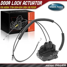 Rear Left LH Door Lock Actuator Motor for Nissan TITAN 2004-2014 Crew Cab Pickup
