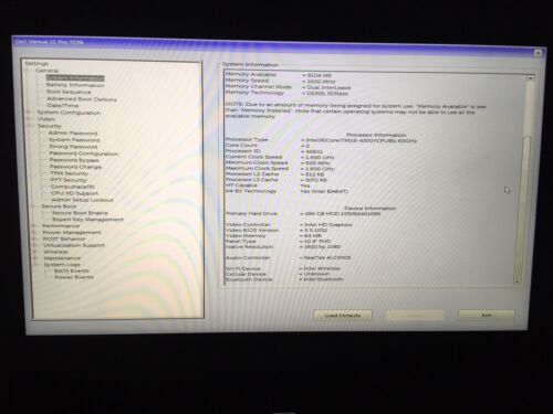 Venue 7130 Pro/7139 Pro i5 8GB 256GB SSD Mother Board. - Picture 4 of 5
