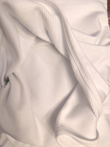 Top fitness in pile Nike Dri-FIT da uomo a maniche lunghe (DQ6622-121) bianco taglia 2XL nuovo con etichette! - Foto 8 di 13