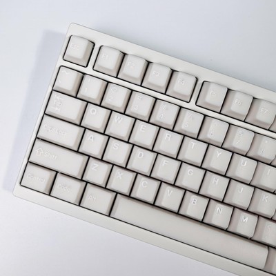 KBDiy White Jade Cherry Profile Keycap 60 Percent PBT Custom Keycap-174 Keys ...
