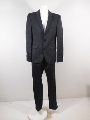 Hugo Boss men's suit size 46 de/grey mint condition two button suit (S 0408)