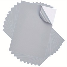 5pcs PVC Self Adhesive Picture Stickers Blank Rectangle Architectural Model