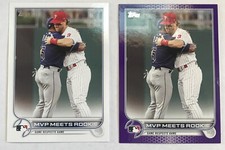 2022 Topps Series 2 Purple Parallel MVP Meets Rc Wander Franco Rc And Base Card