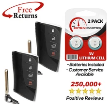 2 For 2020 2021 2022 2023 Lexus LS500 Kelyess Entry Smart Remote Key Fob 4b Car