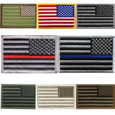 USA American Flag Patch 3”X 2” Tactical VELCRO Military Patch - Right Side