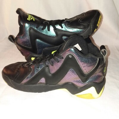 Reebok Kamikaze 2 Nocturnal Mid Basketball Sneakers Mens Sz 6 Shoes Iridescent 