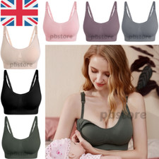 Maternity Nursing Bra Pregnancy No Wire Breastfeeding Gathered Lingerie