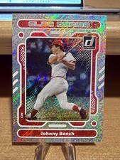 2023 Panini Donruss Baseball MLB Rapture Elite Series Johnny Bench Reds Card #E1
