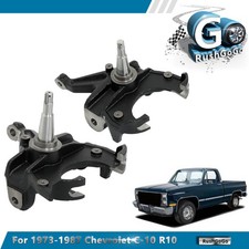 3in Lowering Drop Spindle 1.25 Rotor For Chevy C-10 Suburban 2wd 1973-1985 1986