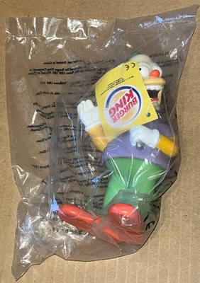 2000 THE SIMPSONS BURGER KING KIDS MEAL UK TOY - KRUSTY THE CLOWN