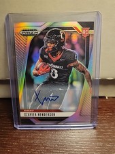 2025 Panini Prizm Draft Picks Xzavier Henderson #15 Silver Prizm Autographs RC