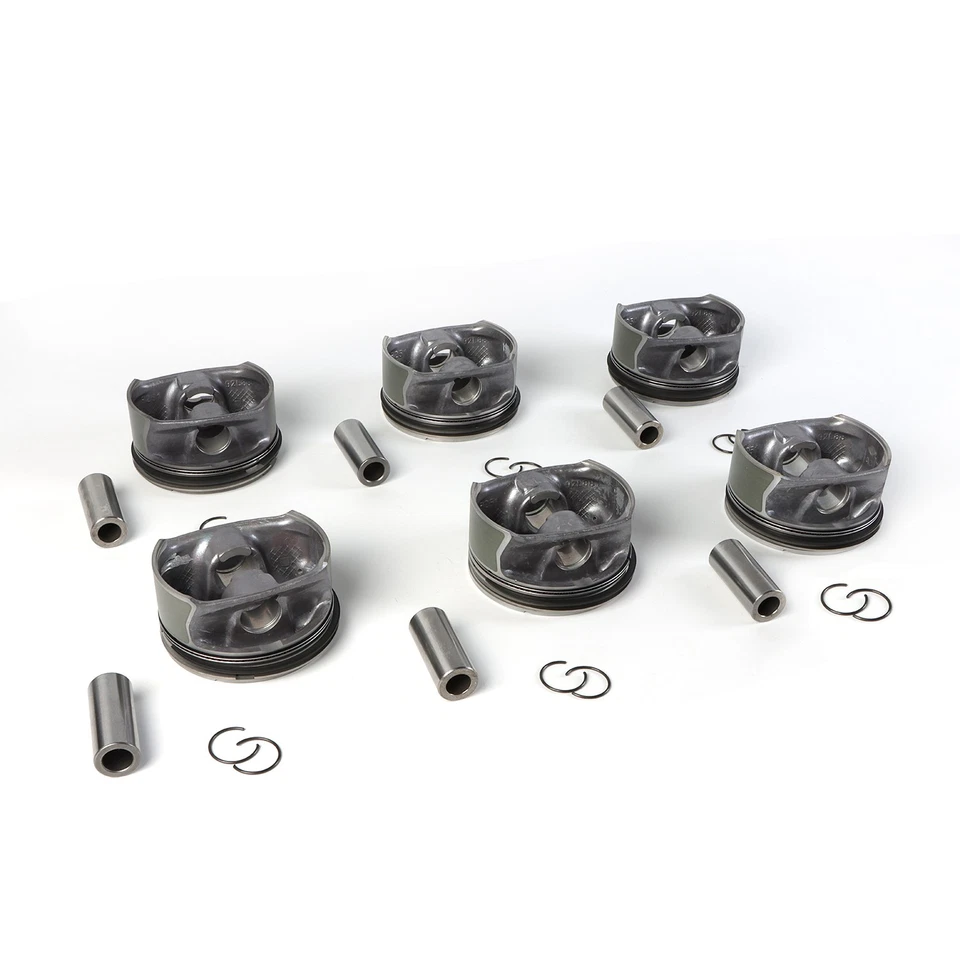 For Mercedes-Benz CLK350 C350 GLK350 E350 M272 3.5L 6x Pistons & Rings Set STD - Изображение 2 из 4