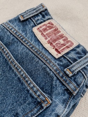Vintage 90s Bongo High Waist Tapered Mom Jeans Size 11 Medium Wash Denim 26x26
