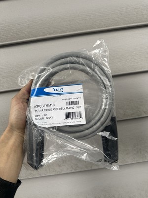 Icc Cat.3 Utp Cable - Category 3 For Network Device - 10 Ft - 1 Pack - 1 X Telco