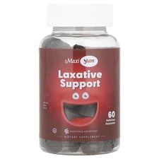 2 X Maxi Health, Laxative Support Gummies, Natural Berry, 34.8 mg, 60 Delicious
