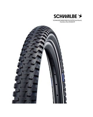 Schwalbe Tyre Marathon Plus Smartguard, Twinskin 29X2.35 B/B+RT