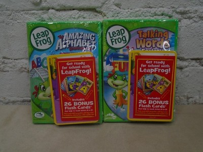 Leap Frog Amazing Alphabet Talking Worlds Sealed DVD & Flashcards
