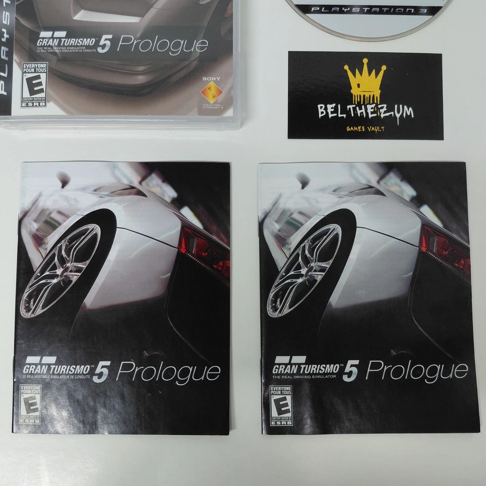 Gran Turismo 5: Prologue (Sony PlayStation 3 PS3, 2008) CIB EN+FR Manuals - Image 4 of 4