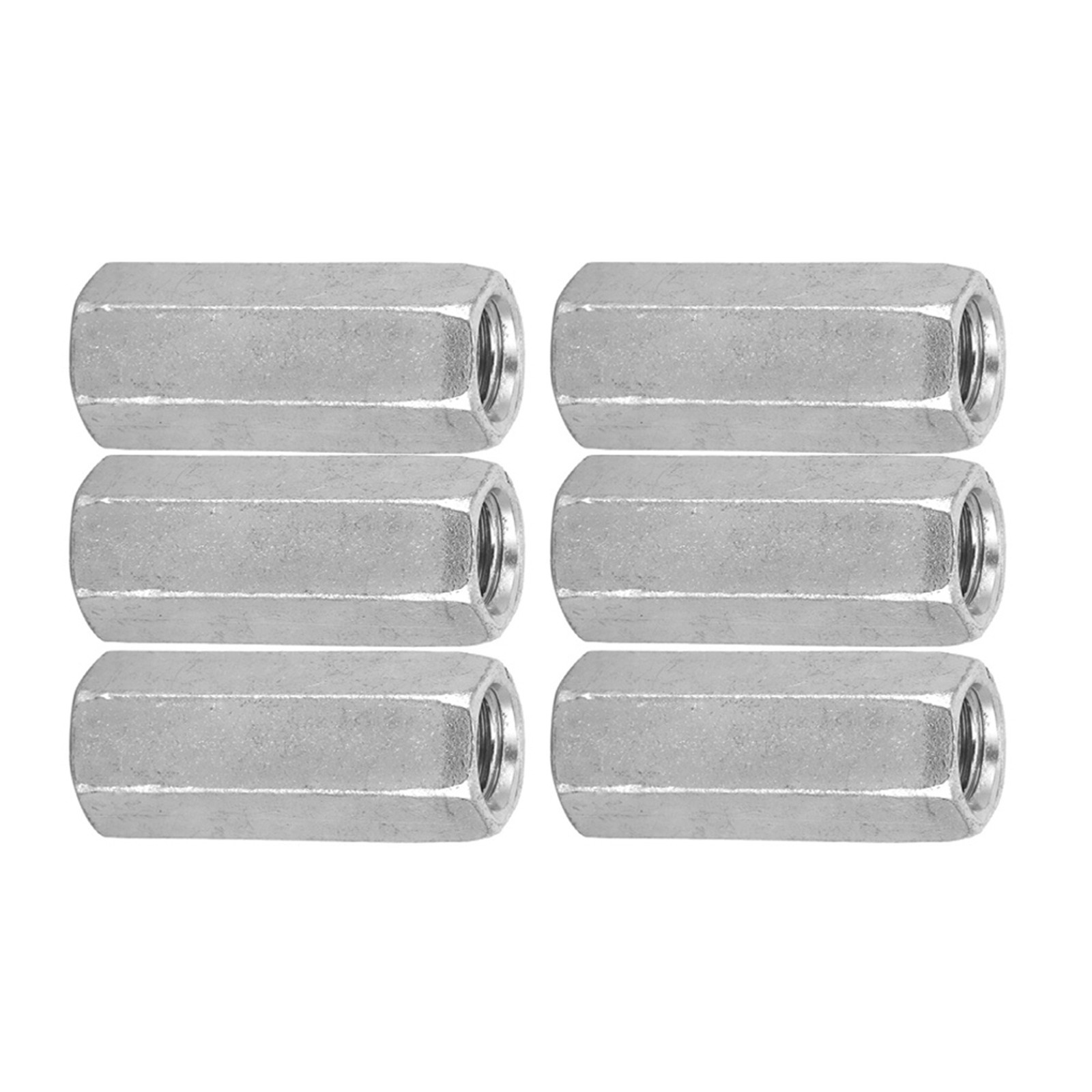 10x M8 Long Rod Nut Hex Hexagonal Sleeve Nut Standoff Threaded Fasteners (M8*30)