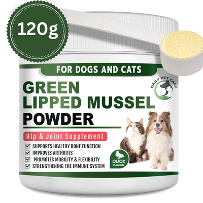 DAILY PET CARE Green Lipped Mussel for Dogs Cats | Joint Care Supplement | Anti-Inflammatory