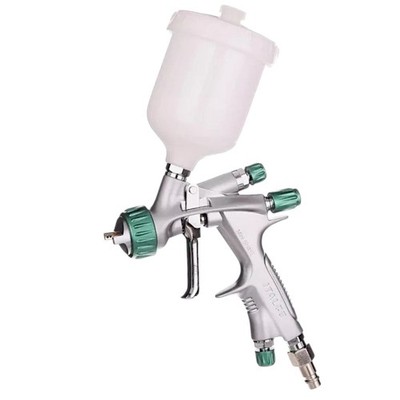 Profi Lackierpistole HVLP Düse 1,0 Sprühpistole Spritzpistole Shine Mini Italco