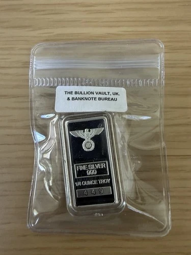 1/4 Troy Oz Fine Silver .999 Bar BN SEALED mint Condition