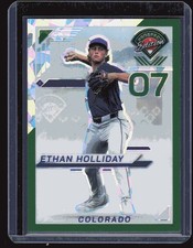 2025 Panini Prospect Edition Ethan Holliday #117 Holo Ticket Green Ice 23/149