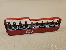 Mac Tools Torx Set 10 Piece Metal Tray Vintage 38 Drive Torx Driver Set Usa