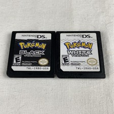 Pokemon Black Version & White Version Nintendo DS Bundle Authentic Working