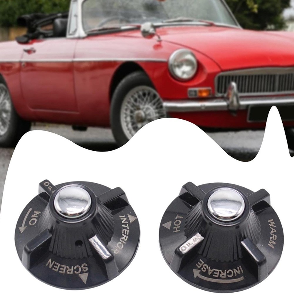 Replacement Knobs for Heater and Air Control 2 Pieces for Classic Vehicles