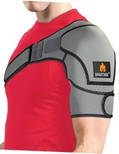 Rotator Cuff Shoulder Brace for Women  Men - Support - Gray/Black Universal