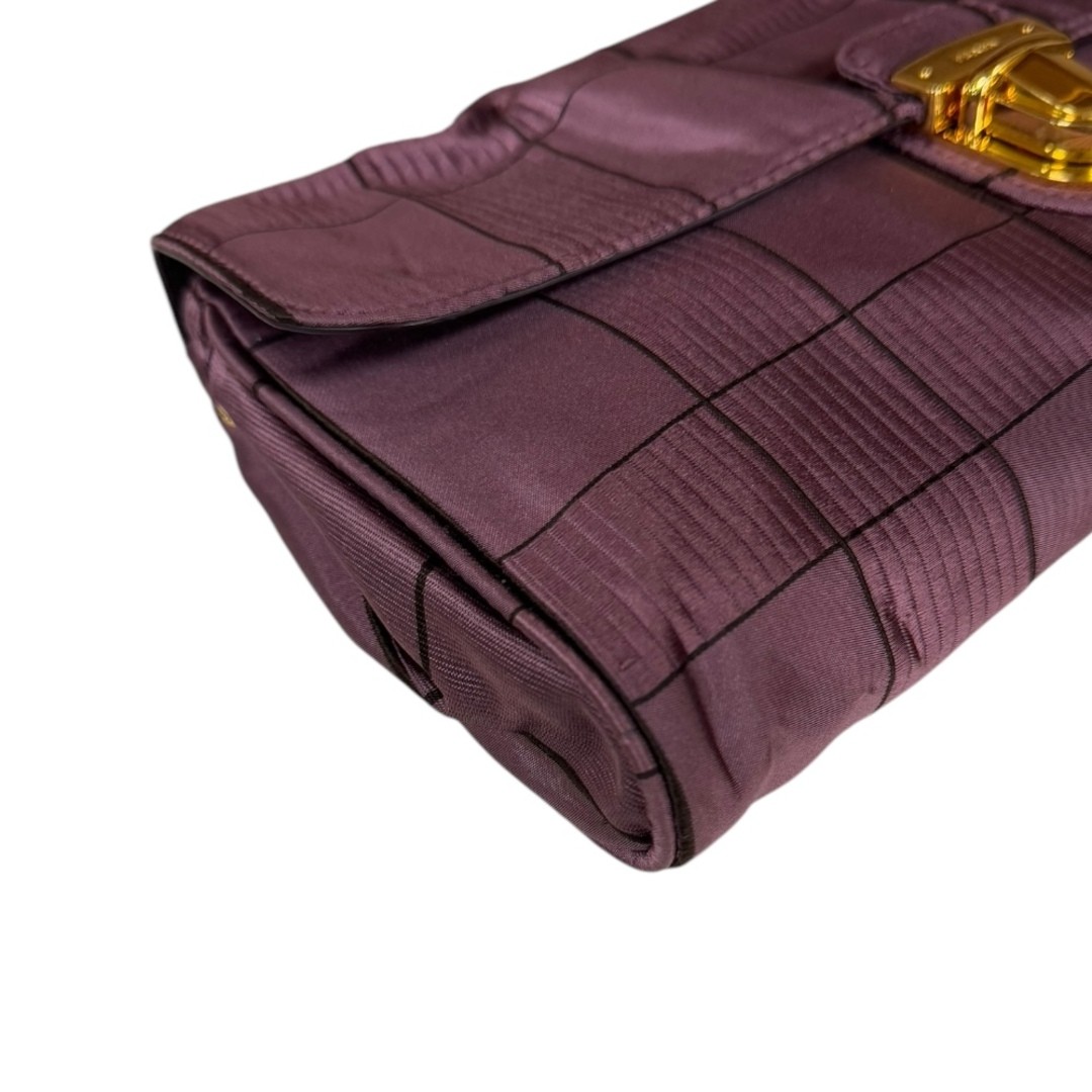 Prada Shoulder Bag Nylon Jacquard Pink Women s PRADA Used thumbnail 9