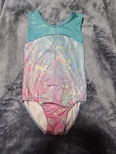 Girls Gymnastic Leotards Short Sleeve Size 7/8