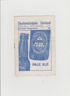 1967 68 Skelmersdale United v Spennymoor United F A Amateur Cup 1st Round