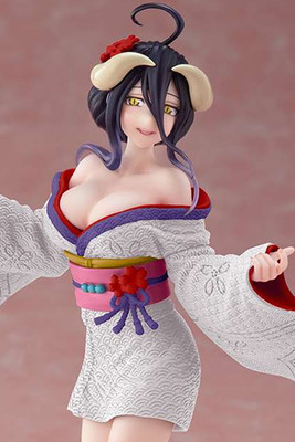 Taito - Overlord Albedo Sakura Kimono Coreful Figure Renewal 20cm