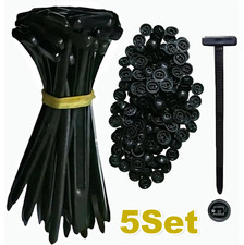 300PCS Nylon Universal Cable Tie Buckle Heavy Duty Self-Locking Zip Ties Holder