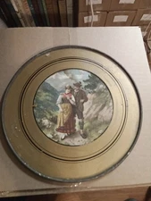 Vintage Early Flue Chimney Stove Pipe Cover   ,  9 1/2in