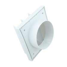 Windproof Outdoor Dryer Vent Cap with Rain Cover and Anti Backflow Design