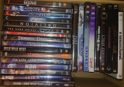 25 DVD Paket Sammlung Sci Fi (12 Monkeys, Das fünfte Element, Dune, Oblivion)