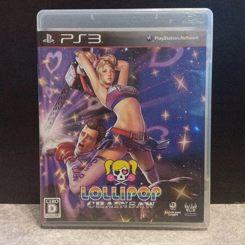 Lollipop Chainsaw PS3 Japan Version Complete w/ Case Tested CERO Z Horror Action