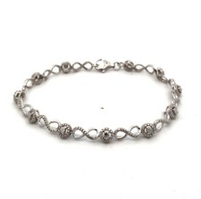 Designer JWBR 925 Sterling Silver Textured In...