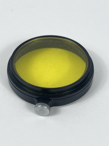 Leica Ernst Leitz Wetzlar 36mm Yellow # 2, Y2 Lens Filter Chrome A36 E36 Vintage - Picture 6 of 10