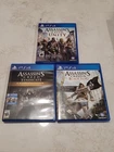 Assassin's Creed Black Flag IV Unity & Syndicate Lot of 3 PlayStation 4 PS4