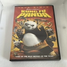 DreamWorks Kung Fu Panda DVD, 2008, Widescreen Jack Black Animated Family