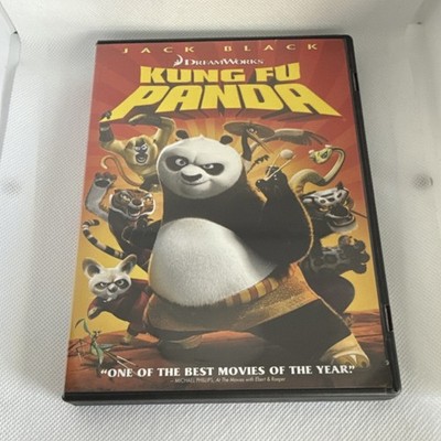 DreamWorks Kung Fu Panda (DVD, 2008, Widescreen) Jack Black Animated Family