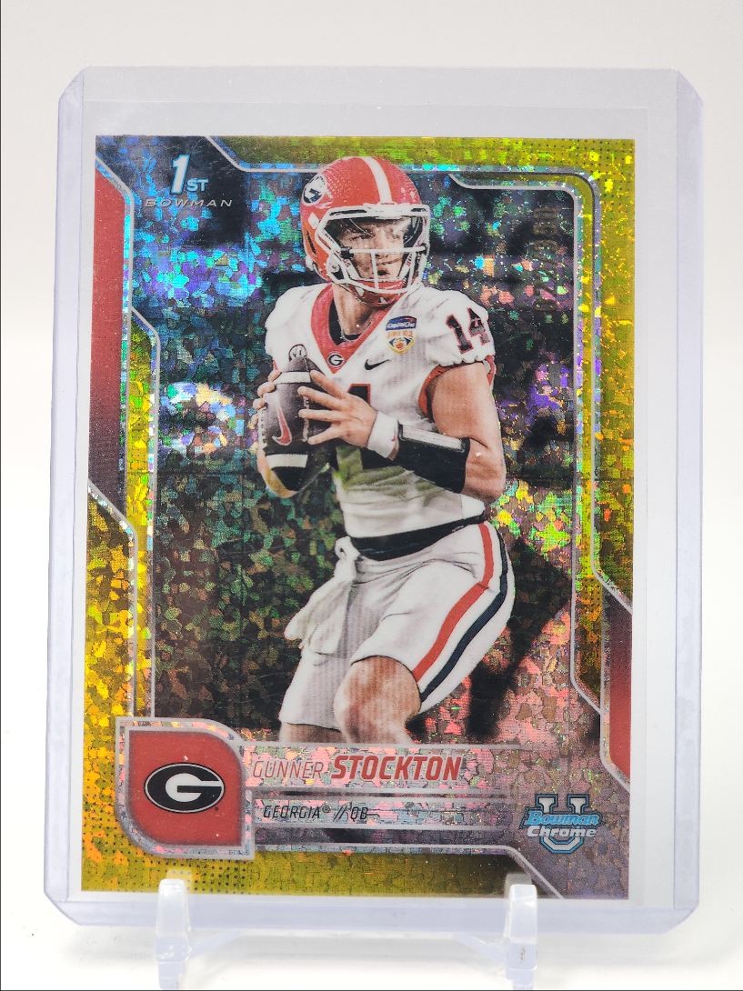 GUNNER STOCKTON 2025 BOWMAN U CHROME 1ST YELLOW MINI-DIAMOND /350 Q3694