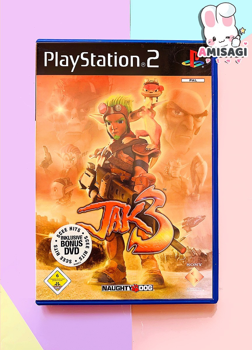 Jak 3 PS2 Jeu Sony PlayStation 2 Rétro PAL 2001 Manuel Inclus Bon État
